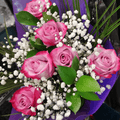 Luxury Purple Rose Bouquet
