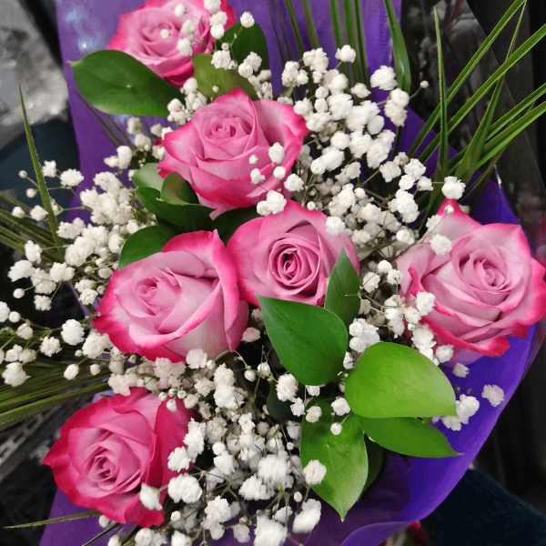 Luxury Purple Rose Bouquet