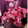 Elegant Purple Rose Bouquet
