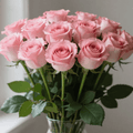 Elegant Pink Rose Vase Arrangement